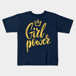 Girls Have the Power to Change the World Kids T-Shirt